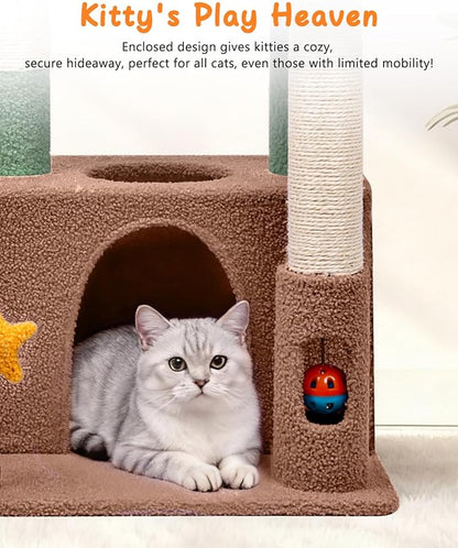 31" Cute Cat Tower for Indoor Kittens - Image 4