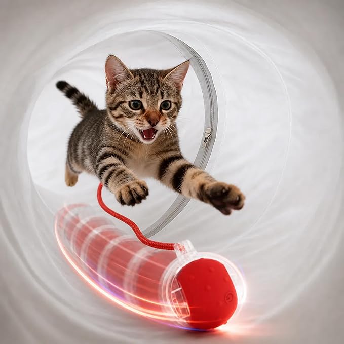 31 Pcs Interactive Cat Toys for Indoor Cats, Cat Tunnel - Image 3