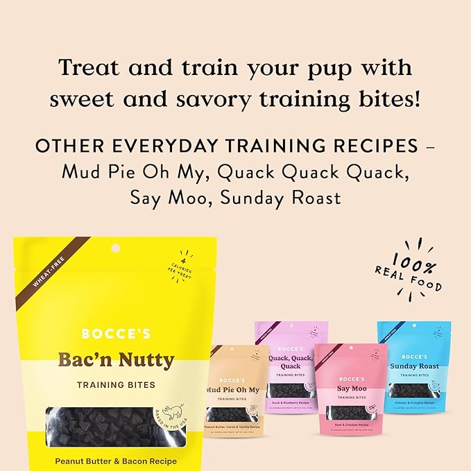 Bocce's Bakery Bac'N Nutty Training Treats - Image 5
