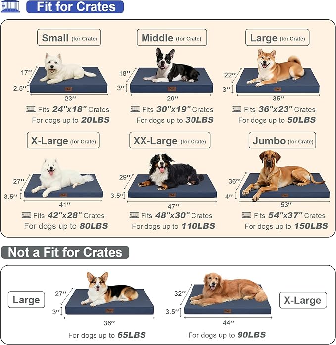 Outdoor Extra Large Dog Bed, Jumbo Waterproof Dog Bed - Image 3