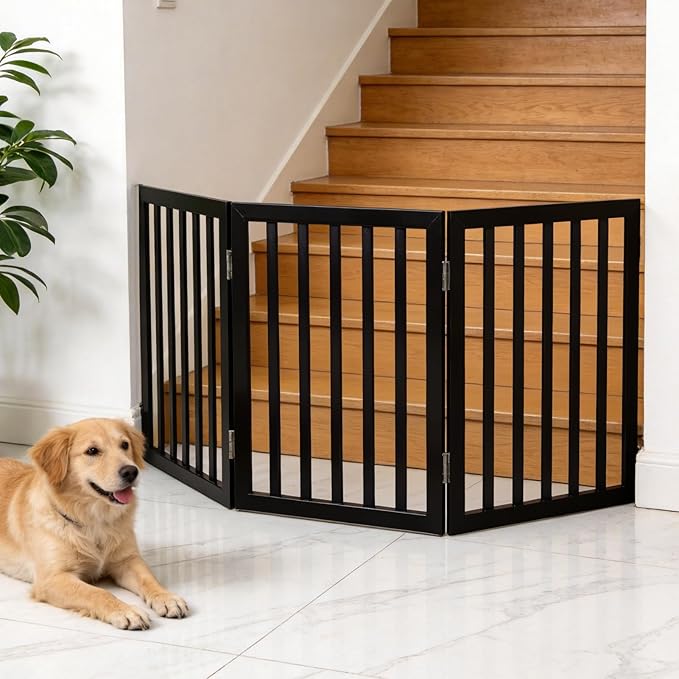 Dog Gate Indoor, Freestanding Dog Fence - Image 2