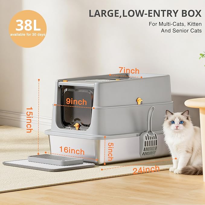 Stainless Steel Litter Box - Image 6