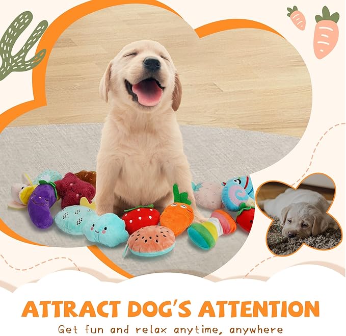 Cheerful 20-Pack Squeaky Dog Toys Set - Image 5
