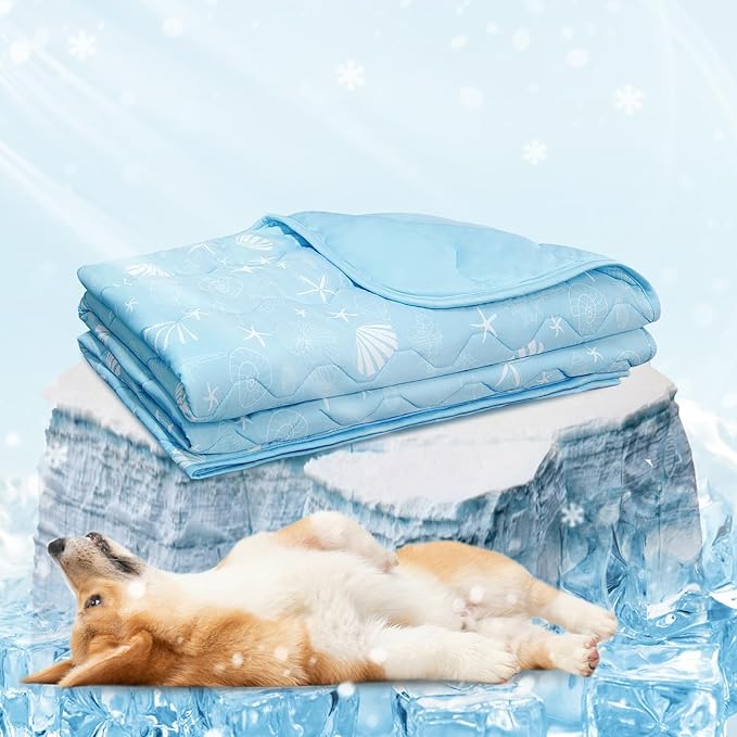 NWK Dog Cooling Blanket, Q-Max>0.345, Ice Silk Cool to Touch Material, - Image 7