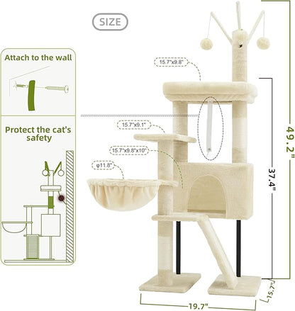 Gitelsnour Cat Tree for Indoor Cats, Cat Tower - Image 7