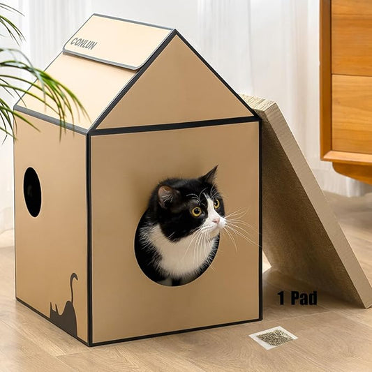 Conlun Cardboard Cat House by Conlun