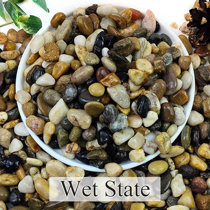 YISZM 10lbs Natural River Rocks - Image 2