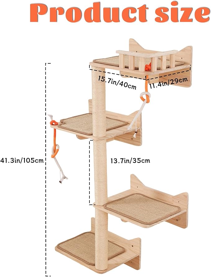 Wall Mounted Cat Tree - Image 2