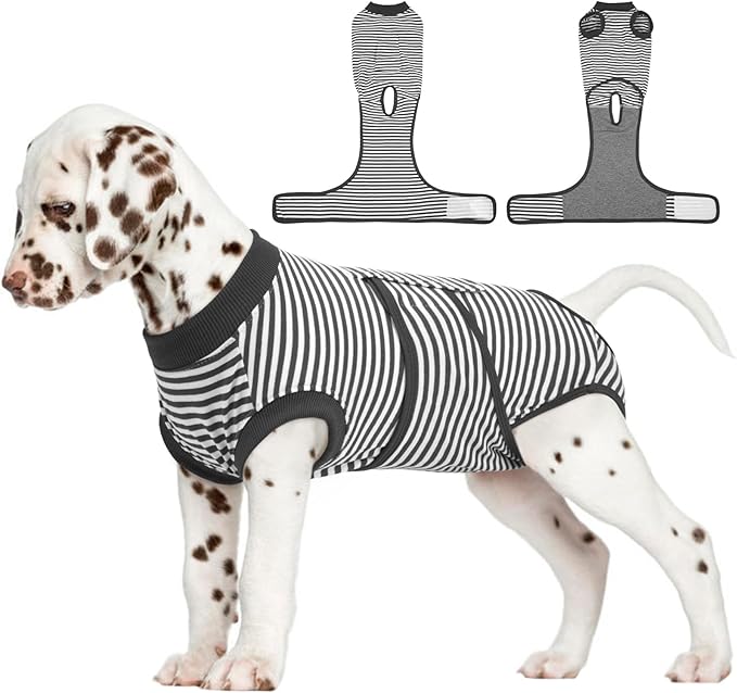 FUAMEY Dog Recovery Suit Male, Dogs Surgery Neuter Suits Puppy Spay Shirts by FUAMEY