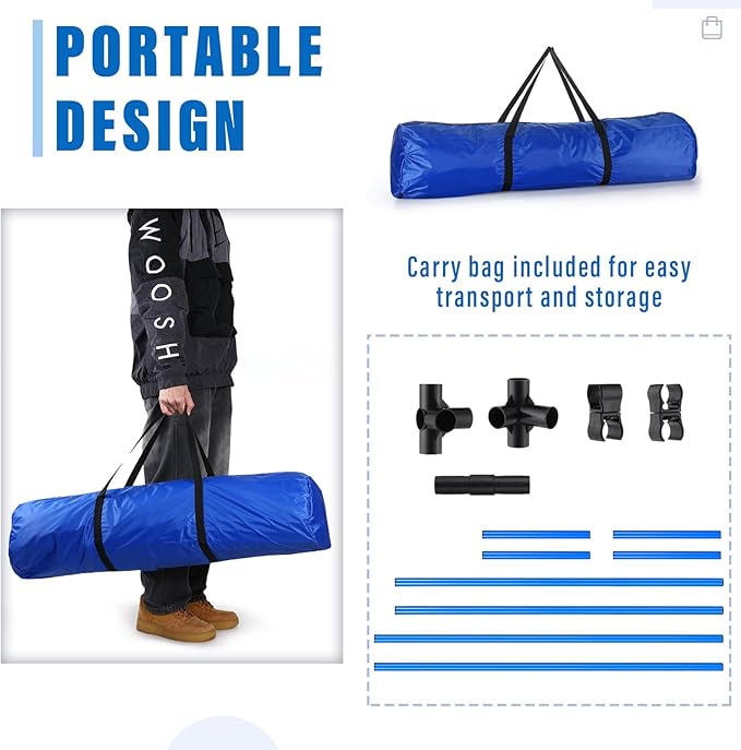 Shappy 4 Pieces Dog Agility Equipment - Image 4