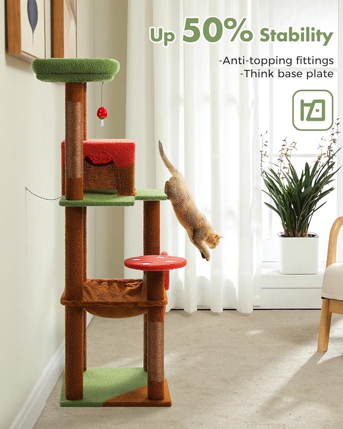 MUTTROS Mushroom Cat Tree Tower - Image 7
