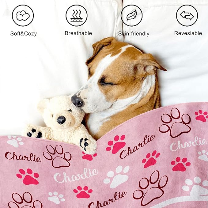 Personalized Dog Blanket, Customized Pet Blankets - Image 3
