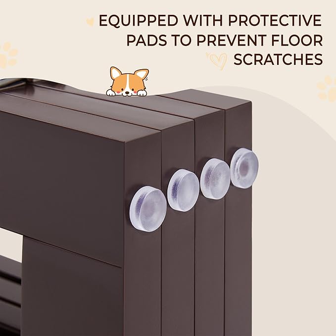 Yaheetech 24" H Freestanding Pet Gate - Image 8