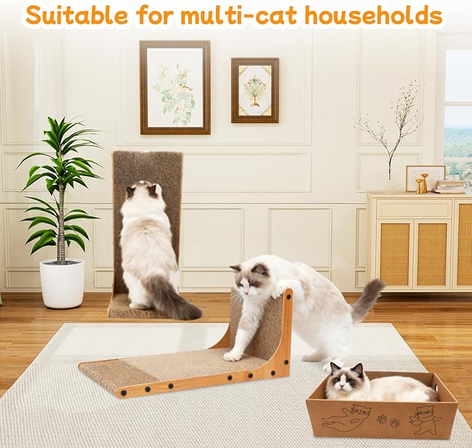 Goosheep Cat Scratching Post, 3-in1 Scratching Board - Image 7