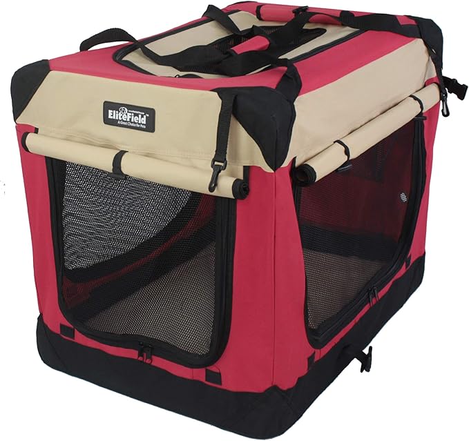 EliteField 4-Door Folding Soft Dog Crate - Image 2