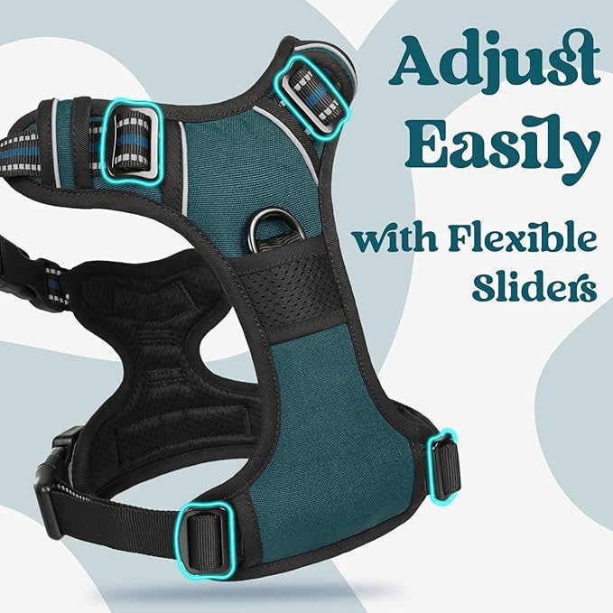rabbitgoo Dog Harness Medium Sized, No Pull Easy On & Off - Image 4