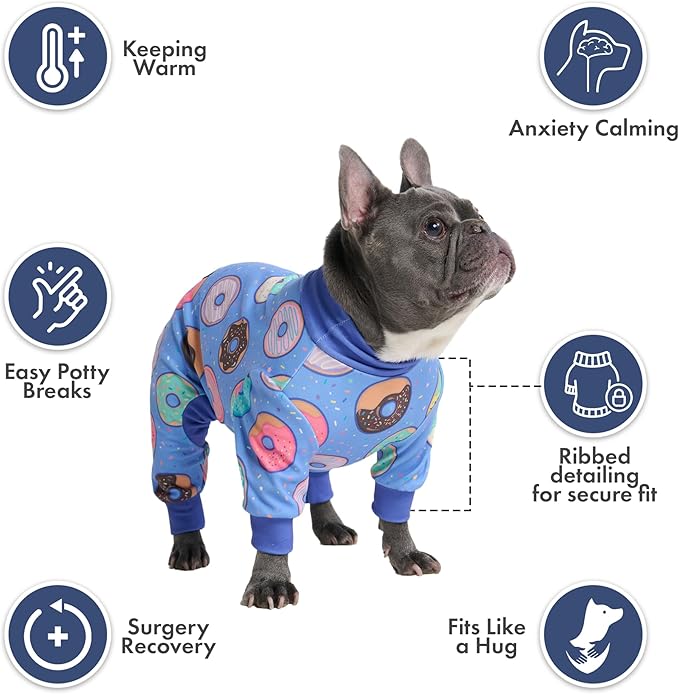 Spark Paws Dog Pajama, Dog Recovery Suit Male, Ultra-Soft and 4-Way Stretch - Image 3