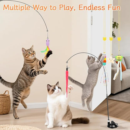 Atosun Interactive Cat Toys, Reusable Suction Cup Toys - Image 2