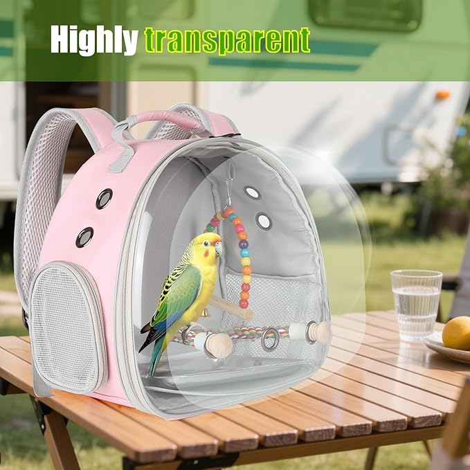 Portable Parrot Travel Cage Carrier - Image 3