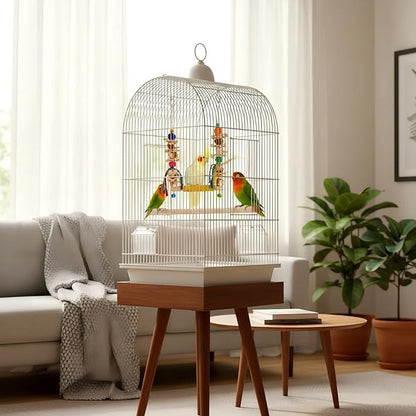 Bird Swings Toys for Parakeets Parrot, Natural Bird Perch Cage Hanging Chew - Image 9