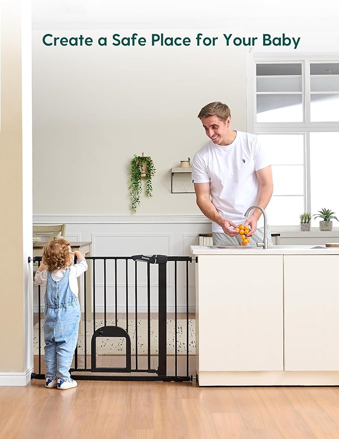 Babelio 36" Tall Upgraded Baby Gate - Image 6