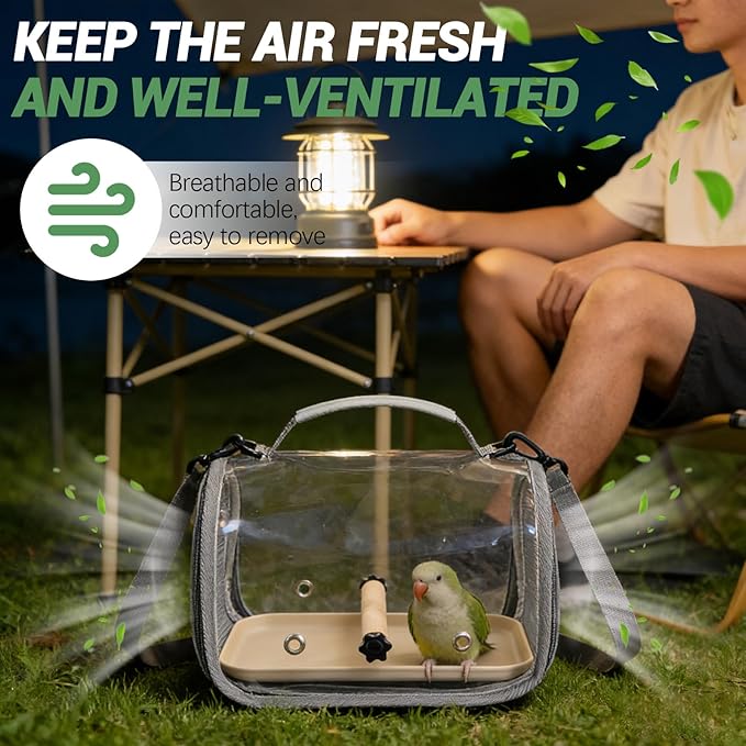 Small Bird Travel Carrier Cage - Image 6