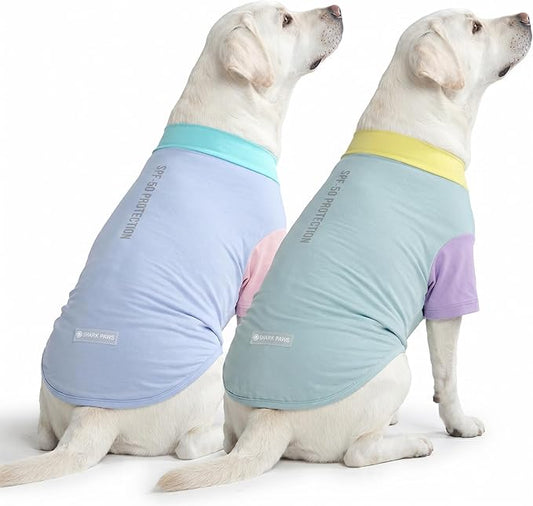 Spark Paws Sunblock Dog T-Shirt, SPF30 Protection, Lightweight Breathable Quick by SparkPaws