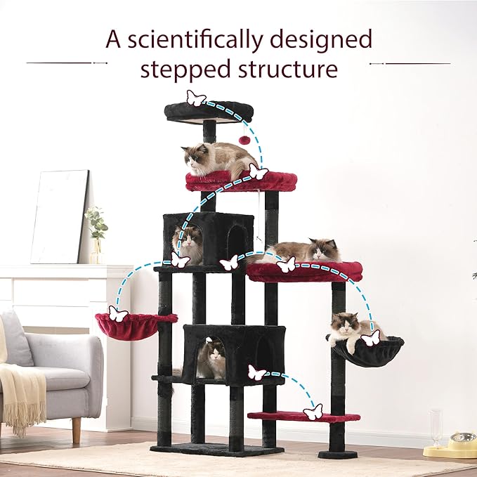 Hey-brother Cat Tree Tower, Scratching Posts - Image 7