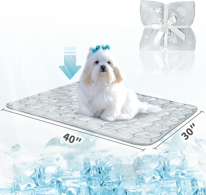 NWK Dog Cooling Blanket, Q-Max>0.345, Ice Silk Cool to Touch Material, - Image 5