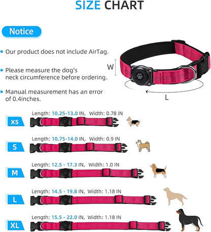 Upgraded AirTag Dog Collar, IP68 Waterproof Air Tag Dog Collar Holder, - Image 6