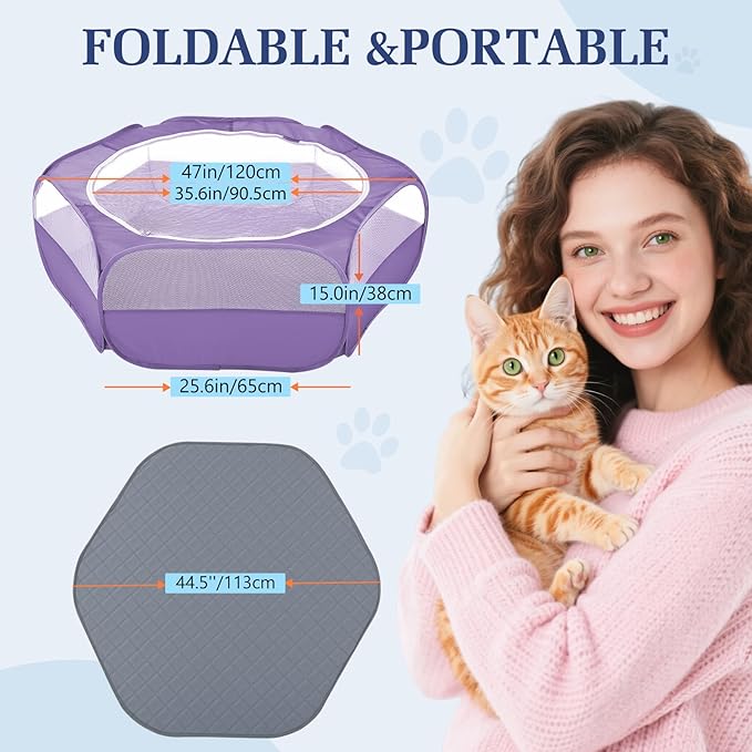 2-in-1 Small Animals Playpen - Image 3