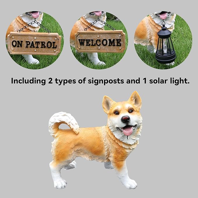 Corgi Dog Garden Statue - Image 2