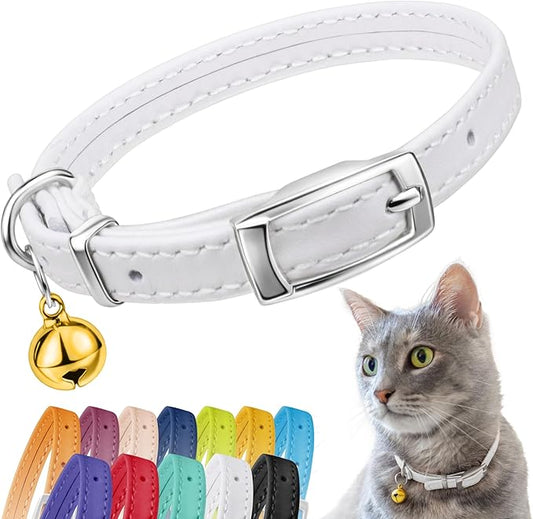 CollarDirect Leather Cat Collar by CollarDirect