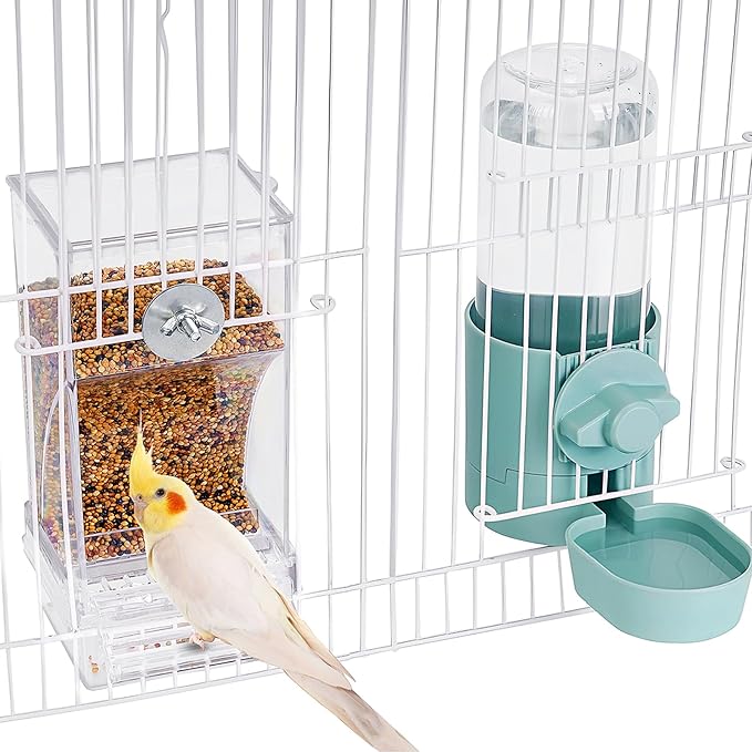 lemtrflo No Mess Bird Feeder Water Dispenser Set, Bird Feeder by lemtrflo