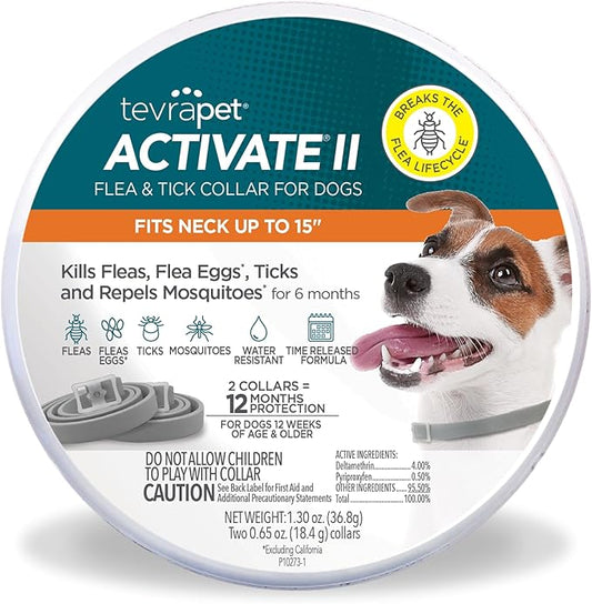 TevraPet Activate II Flea and Tick Collar by TevraPet