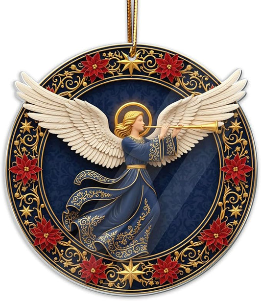 Angel Christmas Ornament 2025, 2025 Christmas Tree Decorations, Religious by MusemoryCreations