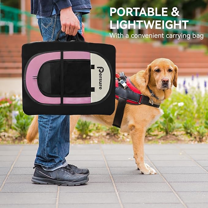 Dog Cat Playpen Indoor Outdoor for Puppy Pet Travel, Dogs Enclosure Tent Crates - Image 3