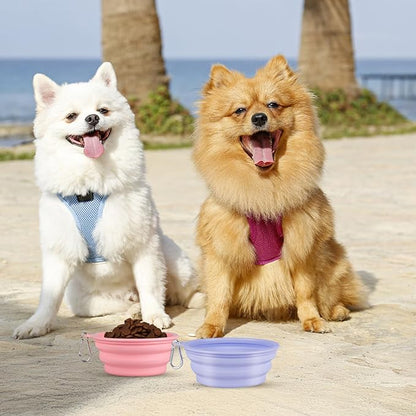 Kytely Collapsible Dog Bowls for Travel, Foldable Pet Food Bowl - Image 7