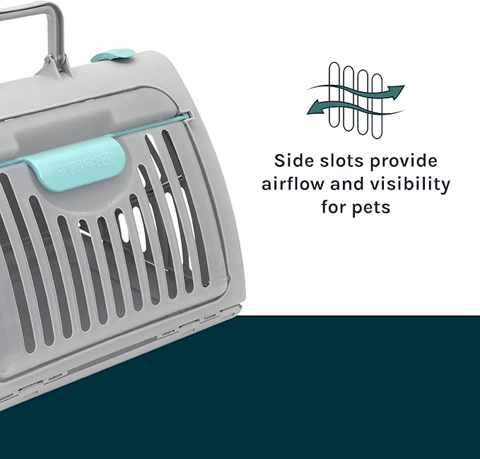 SportPet Large Hard-Sided Travel Cat Carrier - Image 6