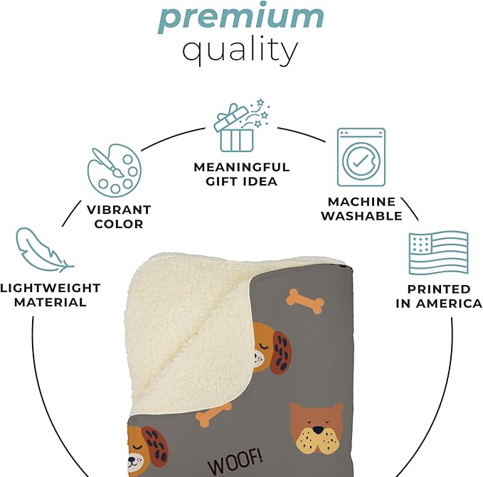 Prints Next Day – Custom 30" x 40" Sherpa Pet Lightweight Blanket - Image 5