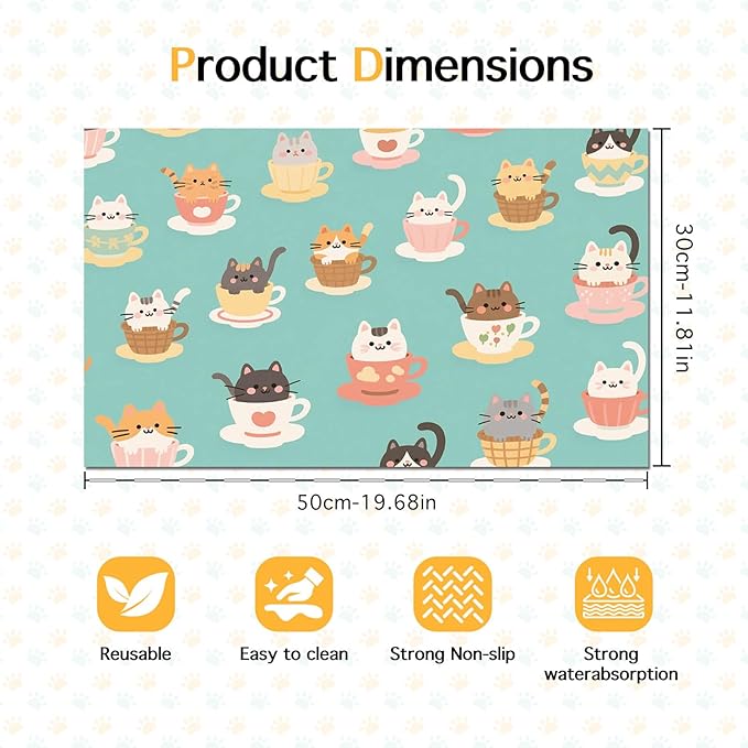 HOMETITUTE Pet Food Mat Non-Slip Mat - Image 6