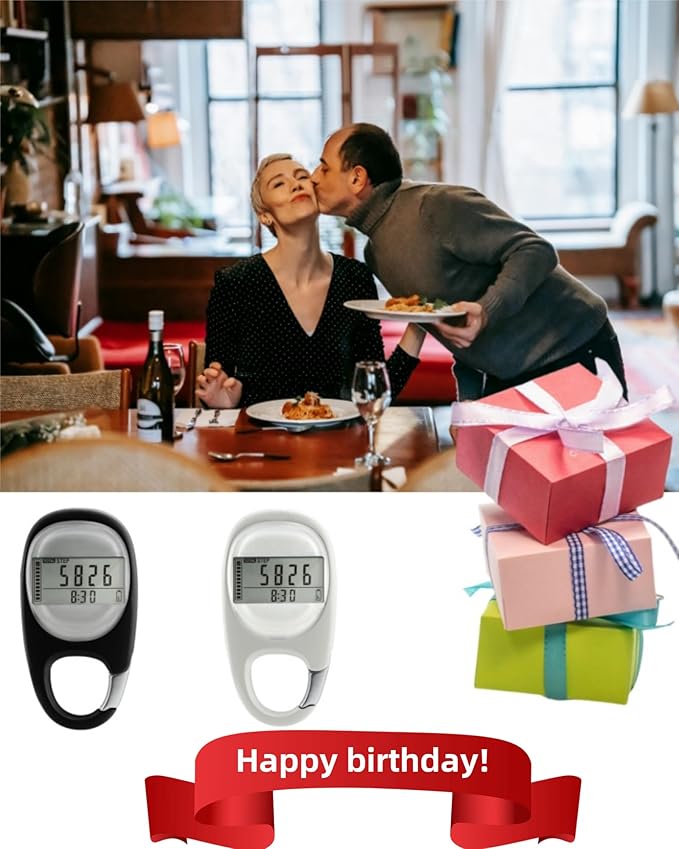 3D Pedometer for Walking Steps Miles, Distance Tracking, Calorie Count - Image 7