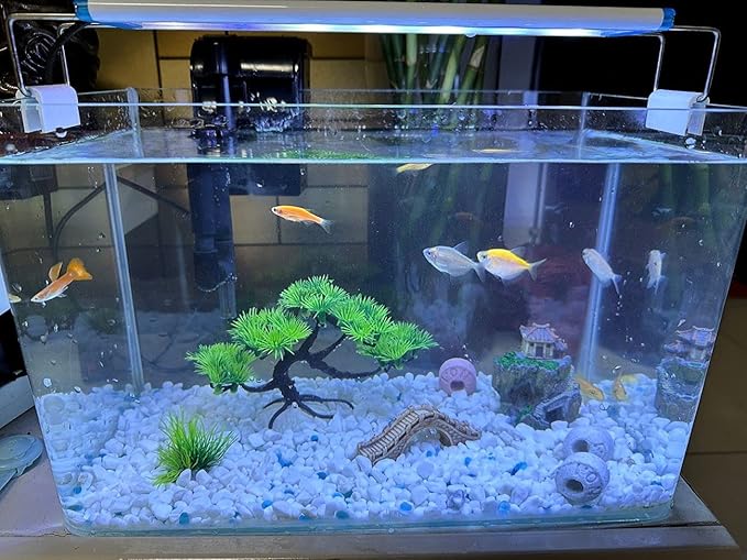 AWXZOM Small Japanese Fish Tank Decorations Set, Suitable - Image 4