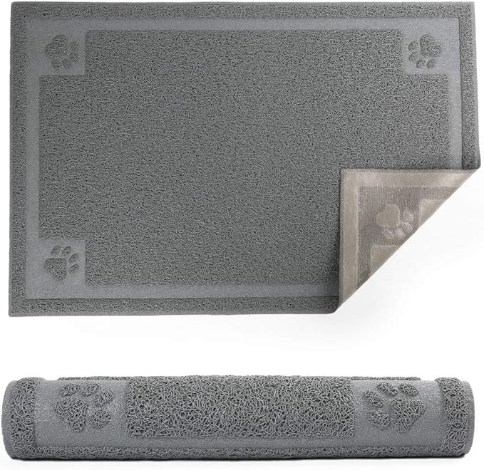 Prime Pets Dog Food Mat Waterproof, 35”x 24”, Pet Mat by PrimePets