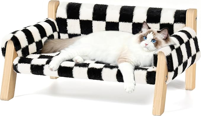 FAMIDGE Elevated Cat Couch Bed for Indoor Cats by FAMIDGE