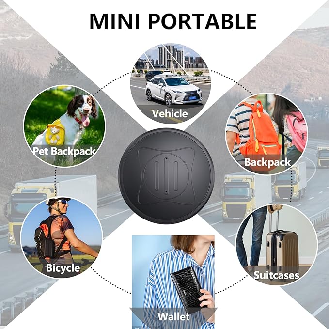 GPS Tracker for Vehicles, Car GPS Tracker Portable Real Time Magnetic GPS - Image 6