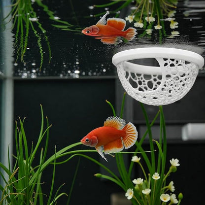 Floating Betta Fish Shrimp, Betta or Shrimp Feeder, Cave Hammock, Small Fish - Image 3