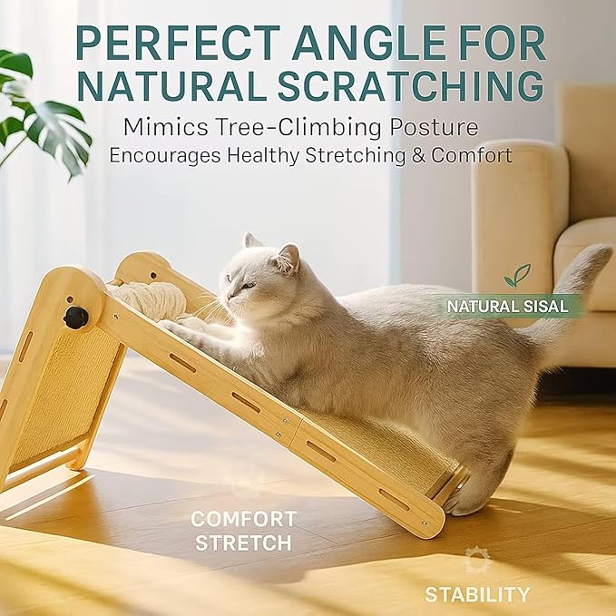 32" Sisal L Shaped Cat Scratch Pad - Image 5