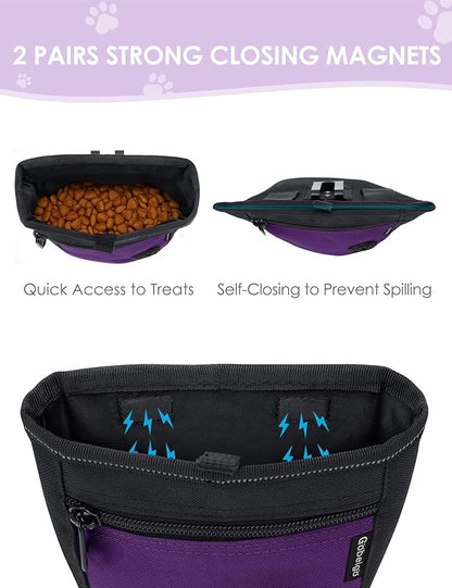 Gobeigo Dog Treat Pouch and Training Clicker, Upgrade Two Magnetic Closure to - Image 3