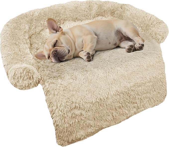 Calming Dog Bed Fluffy Plush Dog Mat by GGIB